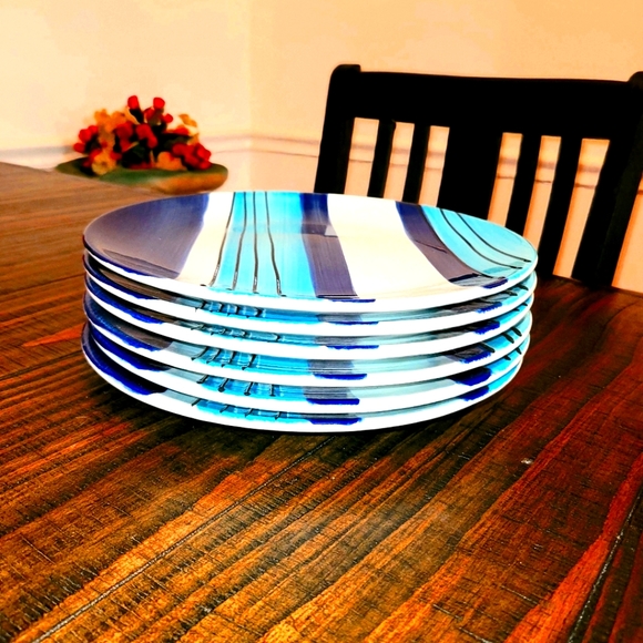 Pfaltzgraff | Cool River | Salad Plate Set of 6 - Picture 4 of 5